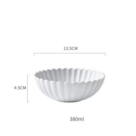 Creative Japanese Chrysanthemum Plate Frosted Ceramic Household Dishes