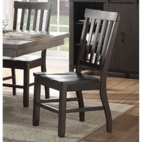 Maisha Side Chair (Set-2) in Rustic Walnut