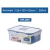 Plastic Fresh-keeping Lunch Box Sealed Food Refrigerator Storage Box Bento Box Microwaveable