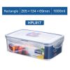 Plastic Fresh-keeping Lunch Box Sealed Food Refrigerator Storage Box Bento Box Microwaveable