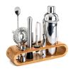 Bar Tools Cocktail Making 10-in-1 Cocktail Shaker Set Kit