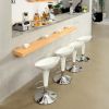 Set of 2 Swivel Adjustable Height Bar Stools