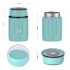 25oz Food Flask;  Office Outdoor Food Thermos;  750ML Portable Stainless Steel Food Soup Containers;  Vacuum Insulated Food Flasks Thermocup